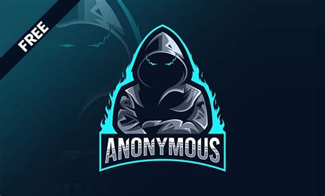 Anonymous Mascot Logo Esport Design Free | Designidea4u