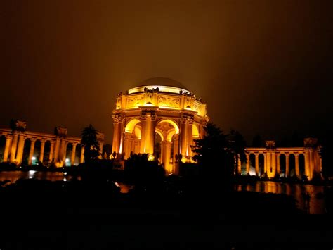 Palace of fine arts @ night : r/bayarea