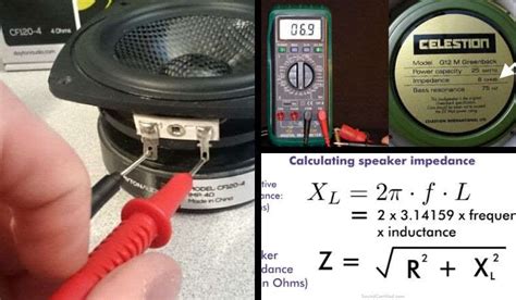 How to calculate speaker impedance calculator