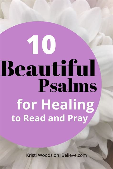 10 Beautiful Psalms for Healing to Read & Pray | Psalms, Prayers for ...