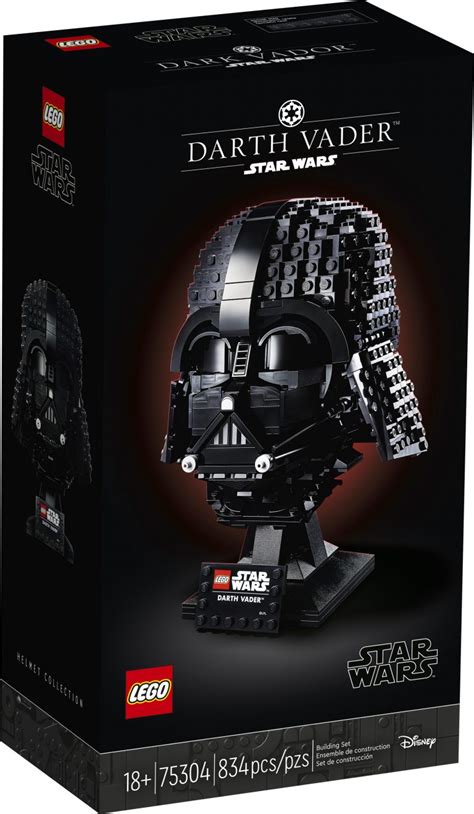 2021 LEGO Star Wars Probe Droid, Darth Vader and Scout Trooper Helmets ...