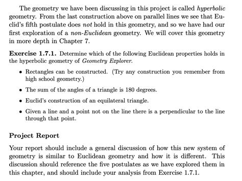 We see that the first four of Euclid's axioms still | Chegg.com