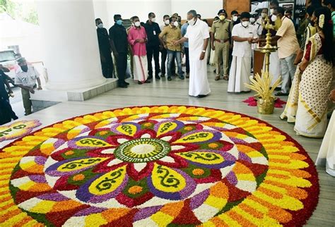 In pictures: Significance of Onam ‘pookalam’ or floral carpet ...