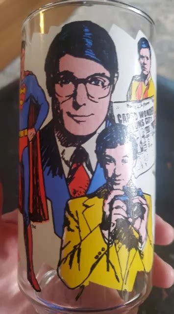 VINTAGE 1978 PEPSI Superman The Movie Drinking Glass DC Comics The Characters $7.46 - PicClick