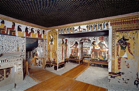 141 Nefertari 4. Antecámara de la tumba de Nefertari | Pintura egipcia ...