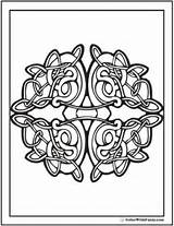 Celtic Letter Coloring Pages sketch template