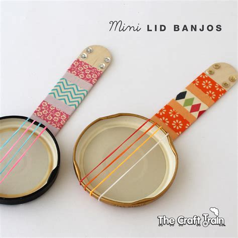 Mini Lid Banjos | The Craft Train