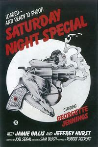 SATURDAY NIGHT SPECIAL Movie POSTER 27x40 Georgette Jennings Jamie ...