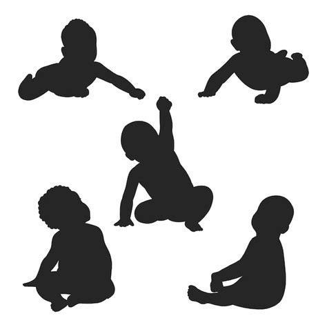 Child Sitting Silhouette Images - Free Download on Freepik