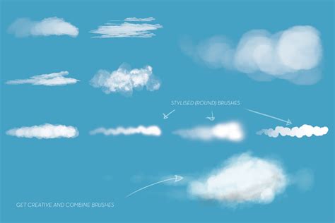 ArtStation - Matt's Photoshop Cloud Brushes | Brushes