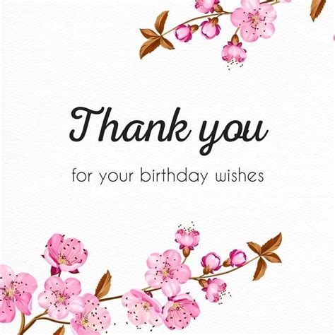 Thanks for Birthday Wishes, Quotes, Gifts, Cards and Greetings | Thank you for birthday wishes ...