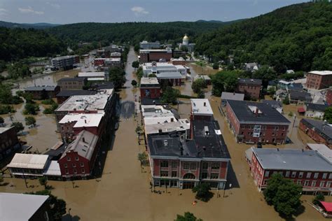 Historic storm brings catastrophic flooding to Vermont with more rain ...