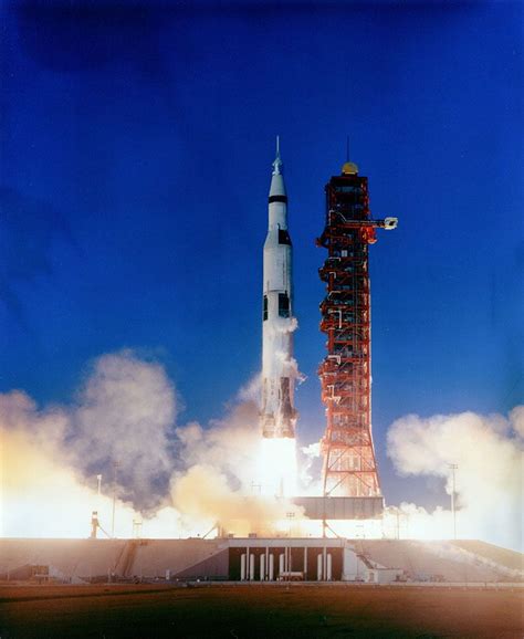 December 21, 1968: Apollo 8 launches on the first mission to take humans to orbit the Moon and ...