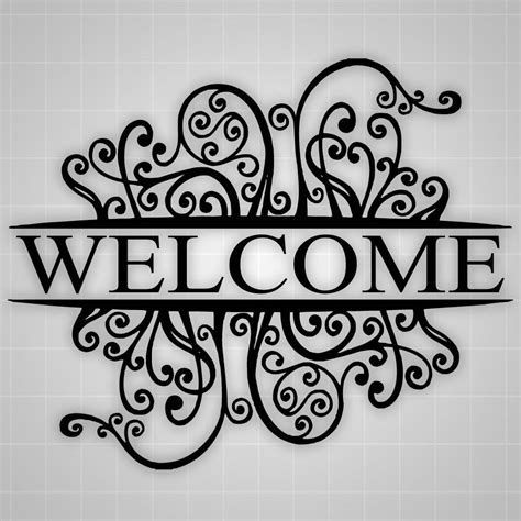 Welcome Wall Decal, Welcome Decor, Decorative Sticker, 26"x20" | eBay