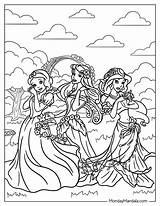 36 Disney Princess Coloring Pages Free PDF Printables sketch template