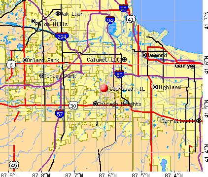 Glenwood, Illinois (IL 60425) profile: population, maps, real estate, averages, homes ...