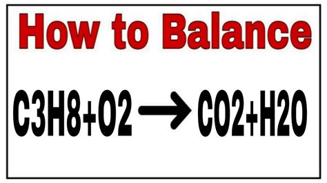 How to balance C3H8+O2=CO2+H2O|Chemical equation C3H8+O2=CO2+H2O|Reaction balance C3H8+O2=CO2 ...