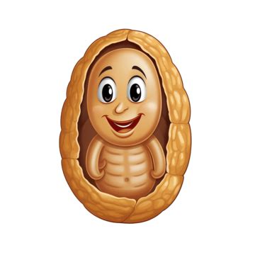 Peanut In The Shell Cartoon Png File, Peanuts, Protein, Vegetarian PNG ...