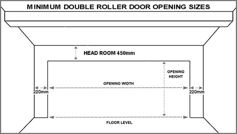 Standard Garage Door Sizes, Single & Double Roller Doors & Sectional Doors