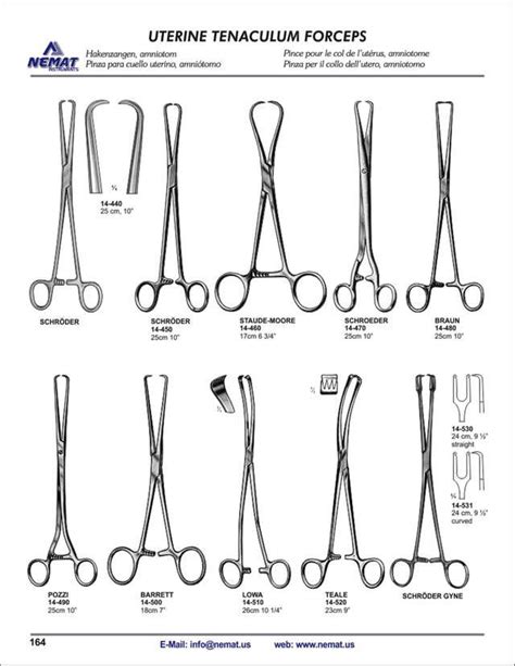 Uterine Tenaculum Forceps Medical Lab Technician, Surgical Technician, Dental Anatomy, Medical ...