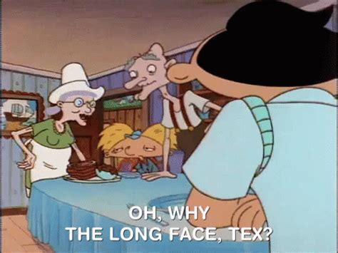 Why The Long Face? GIF - Long Face Why The Long Face Hey Arnold ...