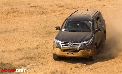 Putting the new Fortuner through a tough off-road track - MotorZest