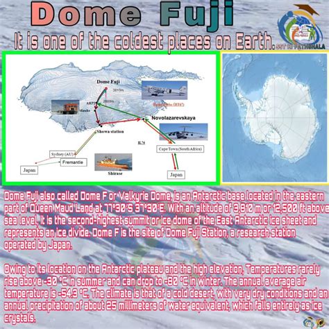 Coldest place on Earth “Dome fuji... - SST KI Pathshala | Facebook