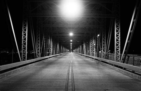 Steel Bridge Night Photograph by Ty Helbach