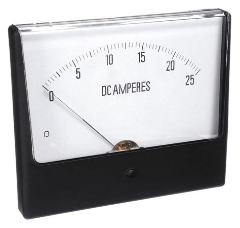 Analog Panel Meter,DC Current,0-25 DC A - Grainger