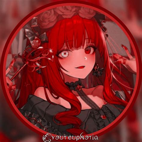 Aesthetic Anime Girl Pfp Red | Images and Photos finder