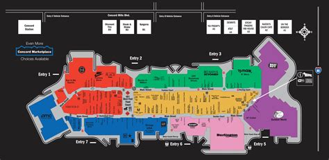 Printable Opry Mills Mall Map