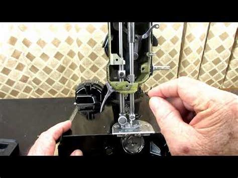 The Fast and Easy way to Align the Needle Bar on as Singer 221 Featherweight Sewing Machine ...