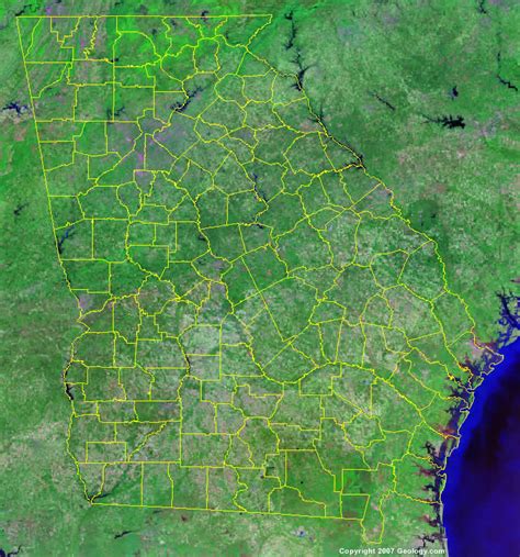Map Of Florida And Georgia Counties