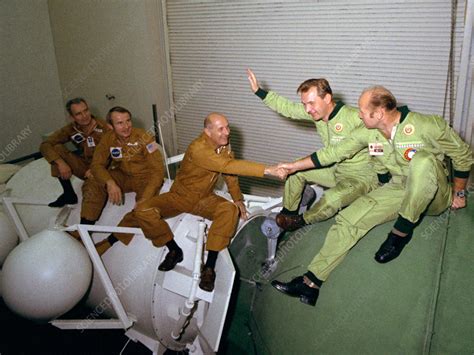 Apollo Soyuz Test Project crew training - Stock Image - C025/0274 ...