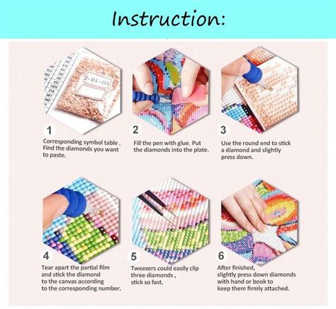 Instruction diamond painting | Diamond painting, Painting kits ...