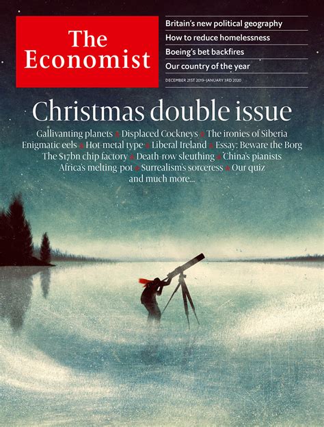 The Economist - Cover Illustration Dec 2019 :: Behance