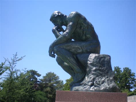 Rodin 'The Thinker', Nelson-Atkins Museum Sculpture Park, … | Flickr