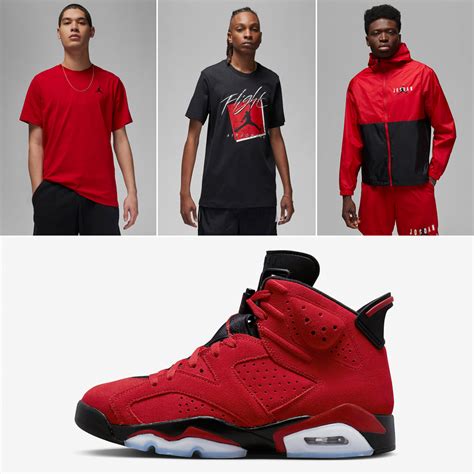 Air Jordan 6 Toro Bravo Shirts Hats Clothing Outfits to Match