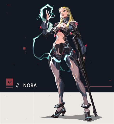 ArtStation - THE NEW AGENT -" NORA " valorant fan art, KAI CHANG ...