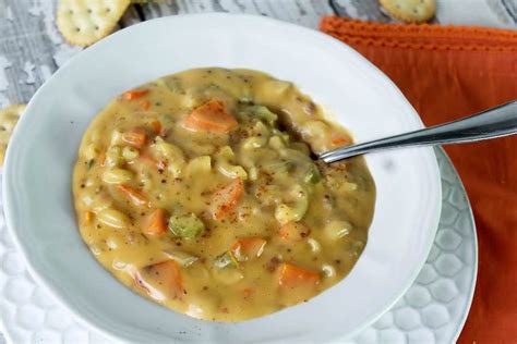 German Beer and Cheese Soup | Blue Ribbon Soup Recipes | Just A Pinch