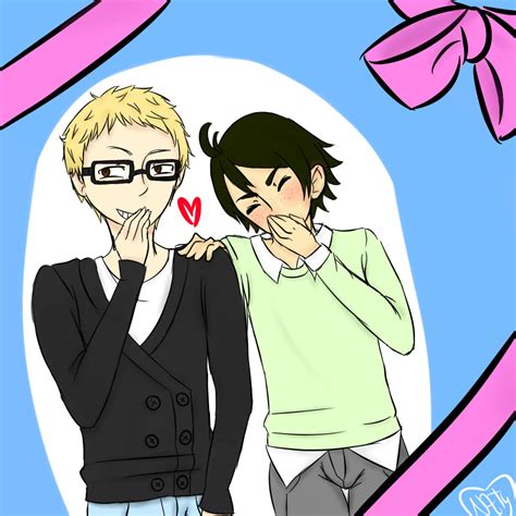 Tsukishima and Yamaguchi by SenpaiNatisus on DeviantArt