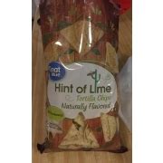 Great Value Hint Of Lime, Tortilla Chips: Calories, Nutrition Analysis & More | Fooducate