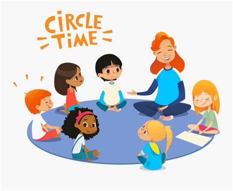 Circle Time Cartoon , Free Transparent Clipart - ClipartKey