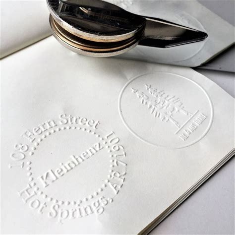 Embossing Seal Stamp