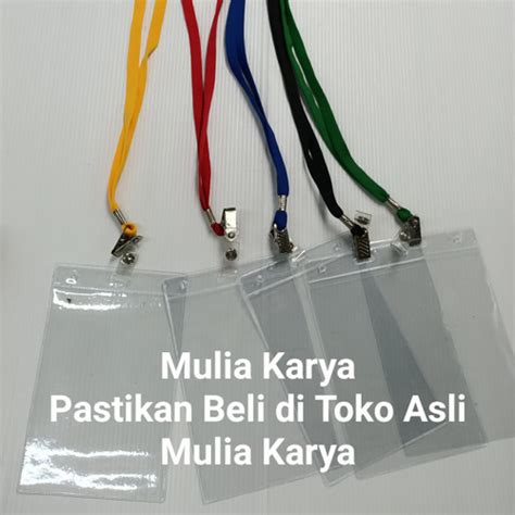 Jual Set Tali dan Plastik Name Tag Tipe Bahan Tali TEBAL Plastik Tebal - Biru, 10x14.5 - Jakarta ...