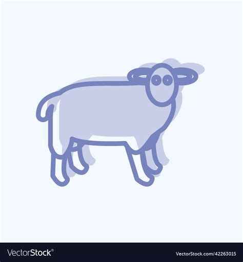 Icon farm animal suitable for garden symbol two Vector Image