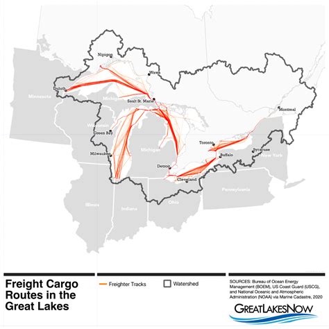 Mapping the Great Lakes: Freighters! | Great Lakes Now