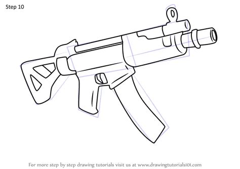 Printable Fortnite Gun Coloring Pages : Easy Fortnite Skin Coloring Pages Pistol for Kids - Free ...