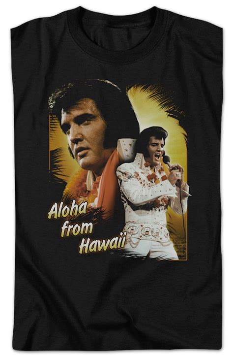 Aloha From Hawaii Collage Elvis Presley T-Shirt