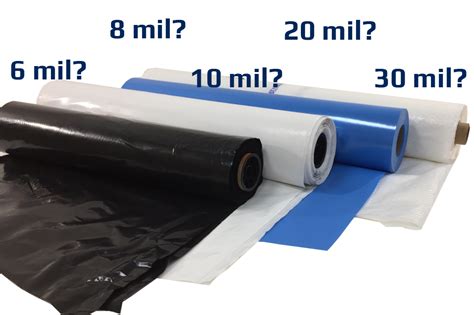 What is the Ideal Plastic Sheeting Thickness for My Application?